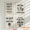 Tranh động lực tràn viền bộ 4 tấm TDL521
