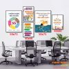 Tranh động lực tràn viền bộ 5 tấm TDL531