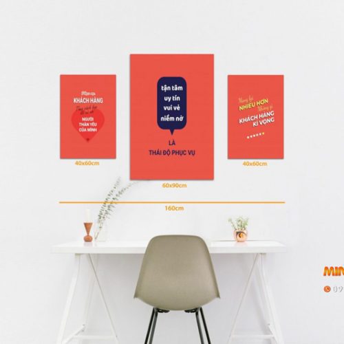 Tranh động lực tràn viền bộ 3 tấm TDL498