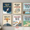 Tranh động lực tràn viền bộ 6 tấm TDL588