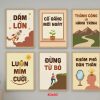 Tranh động lực tràn viền bộ 6 tấm TDL592