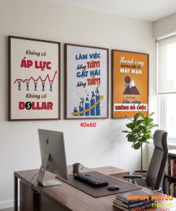 Tranh động lực vă bộ 3 tấm TDL671