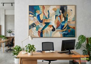Tranh Trừu Tượng Đẹp Cho Văn Phòng