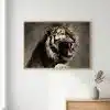Tranh trừu tượng Mãnh Hổ Gầm Bạc TT120