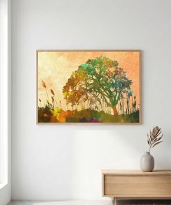 Tranh trừu tượng phong cảnh thiên nhiên TT122