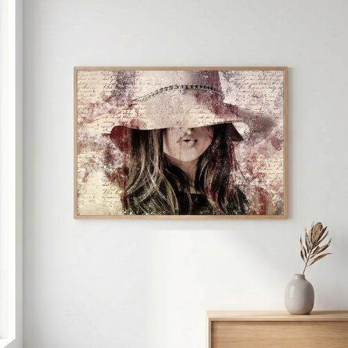 Tranh trừu tượng Nàng Thơ Vô Danh TT129