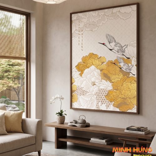 Tranh treo phòng khách Minh Hưng Decor