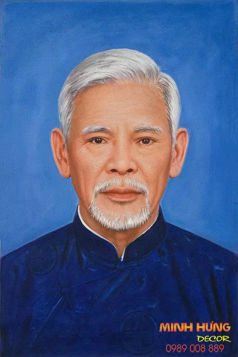 Tranh chân dung bô già TSD469