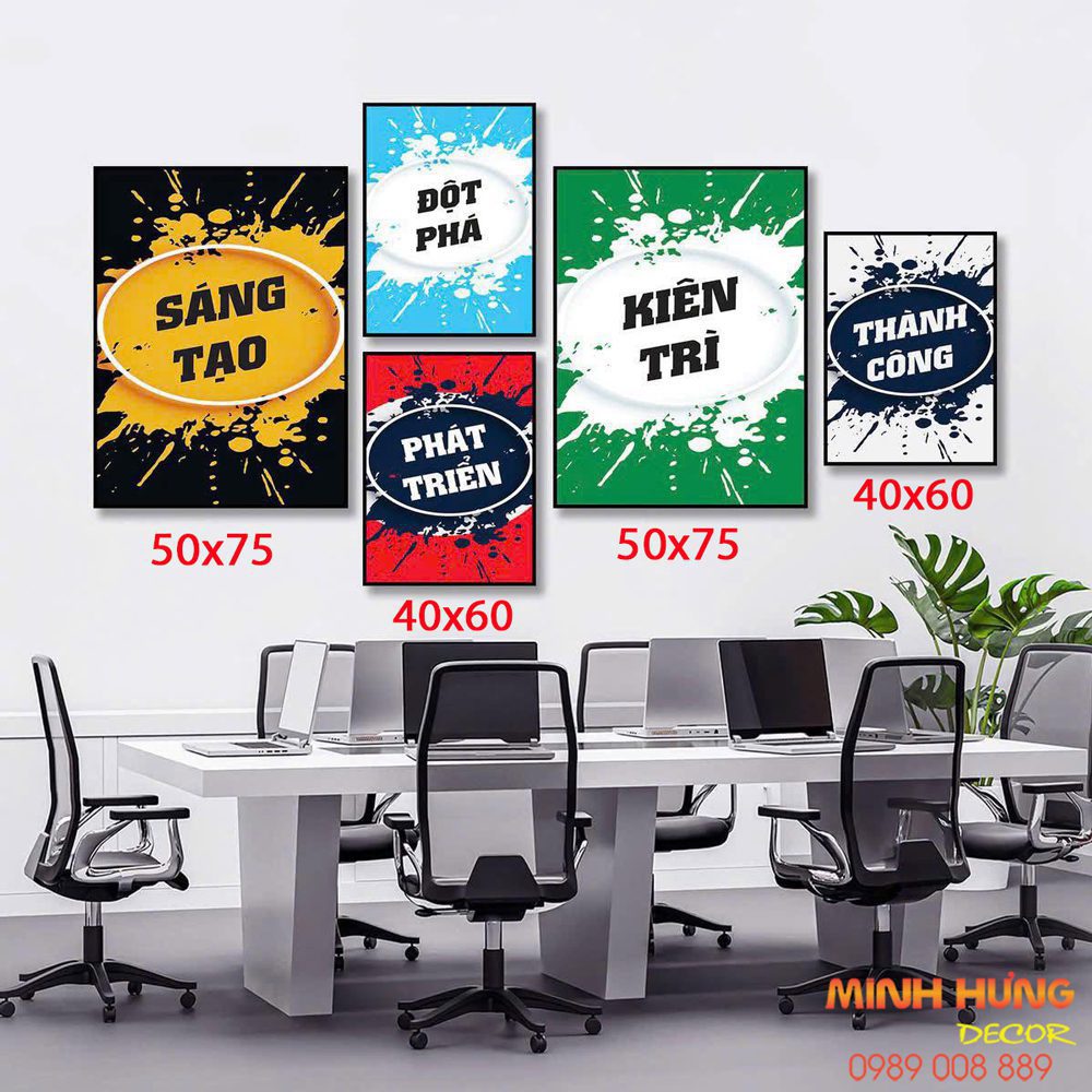 Tranh treo văn phòng TDL528