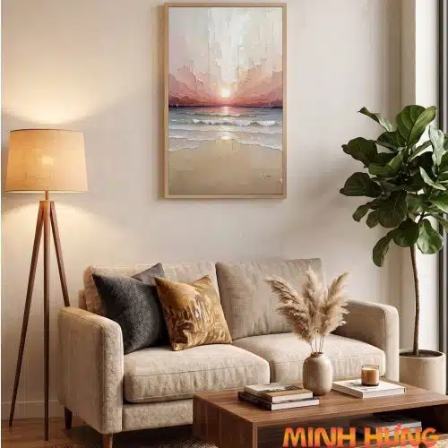 Tranh trừu tượng Hoàng Hôn Ngọt Ngào TT132