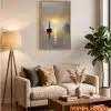 Tranh trừu tượng Bình Minh Dát Vàng TT131