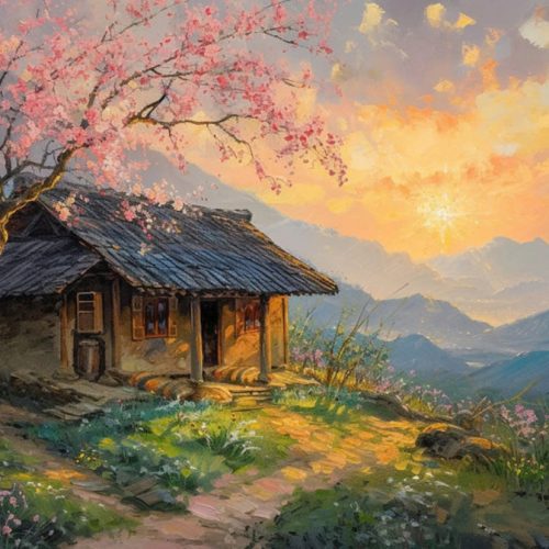 Tranh phong cảnh Tây Bắc TPC1001