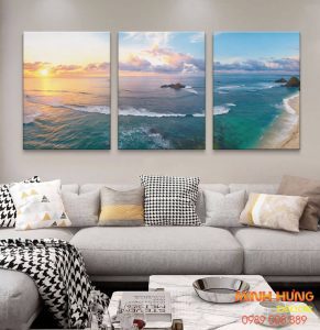 Mẫu tranh Canvas Phong Cảnh Biển bán chạy FT42341