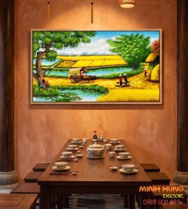 Mẫu tranh phù hợp cho nhà hàng VIệt Nam