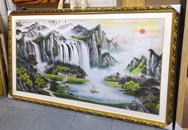 Sản Phẩm Hoàn Thiện Tấm Tranh Khổ Lớn