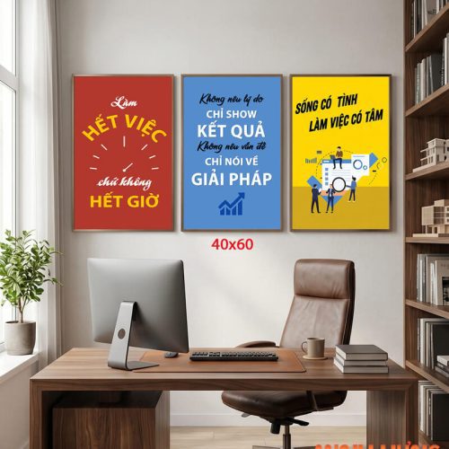 Tranh động lực bộ 3 tấm TDL680