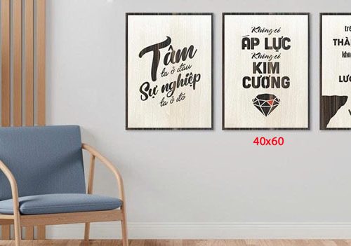 Tranh động lực bộ 3 tấm TDL684