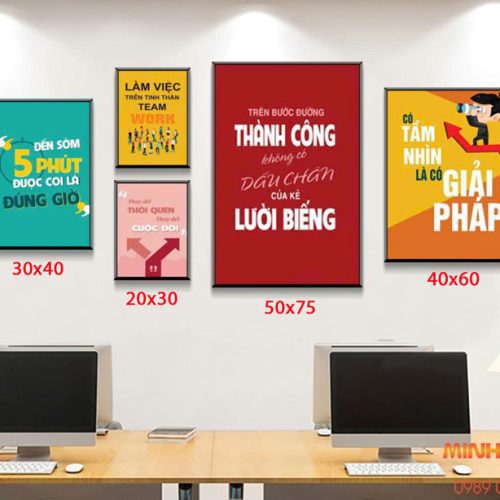 Tranh động lực bộ 5 tấm TDL688