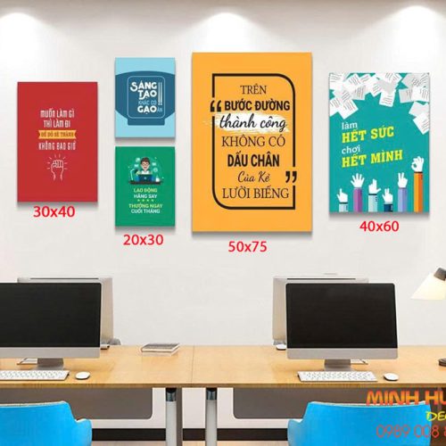 Tranh động lực bộ 5 tấm TDL689