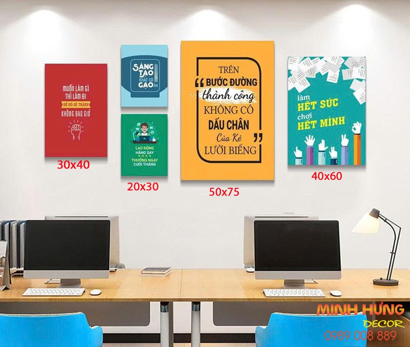 Tranh động lực bộ 5 tấm TDL689