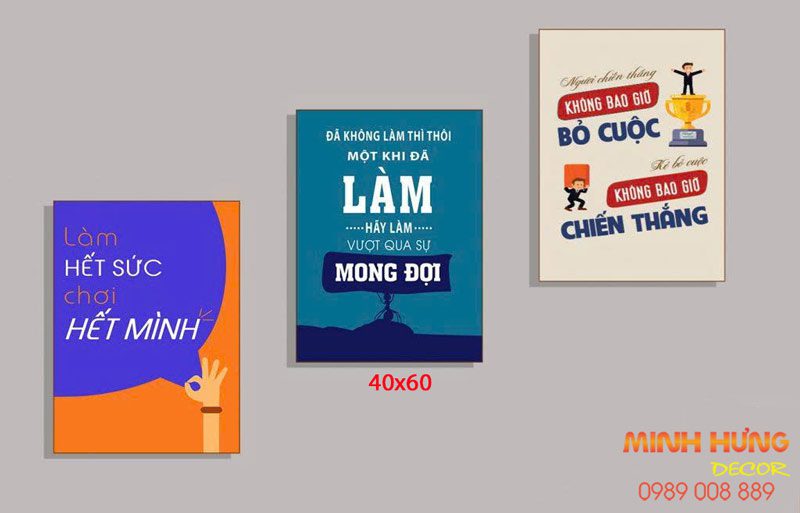Tranh động lực bộ 3 tấm TDL691