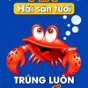 Ăn hải sản tươi trúng luôn ghẹ sống TDL723