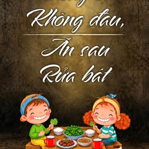 Không ốm không đau , ăn sau rửa bát TDL719