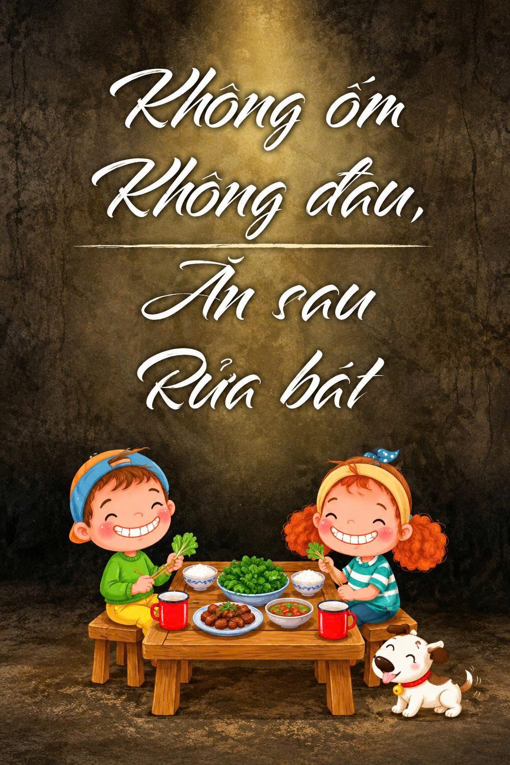 Không ốm không đau , ăn sau rửa bát TDL719