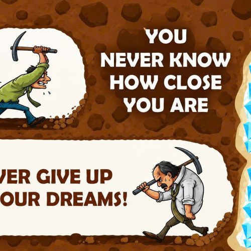 You never know how close you are TDL718